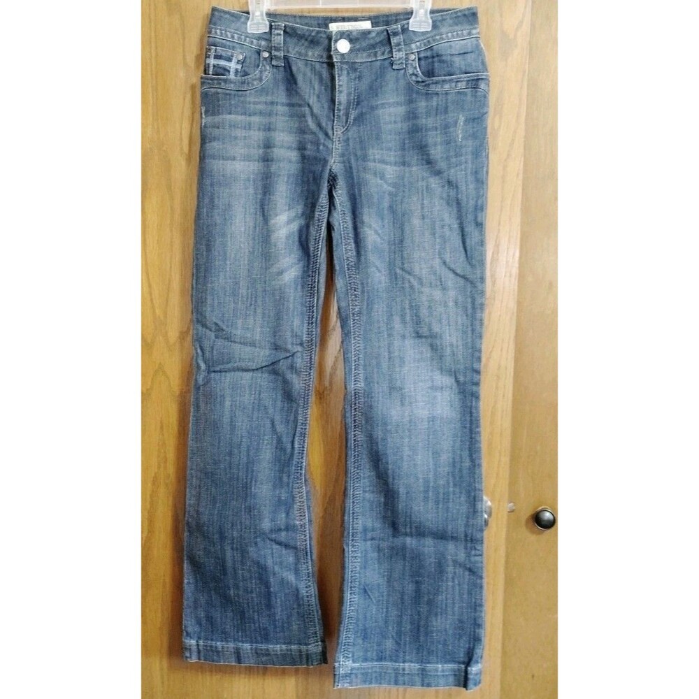 Stetson Boot Jeans 14 Long City Trouser 214 Bootcut Stretch Blue Denim